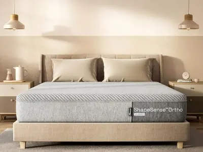 Wakefit ShapeSense Orthopedic Classic Memory Foam Mattress | 10 Years Warranty | Mattress King Bed, 6-Inch Bed Mattress, King Size (78x72x6 Inches, Medium Firm)