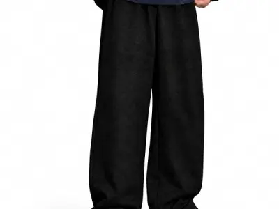 Boys Baggy Cargo Pants | Cotton Blend Loose Fit Joggers | Elastic Waist Casual Trousers | Trendy Boys Streetwear
