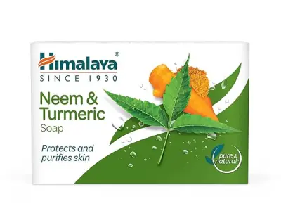 Himalaya Herbals Protecting Neem and Turmeric Soap, 75g