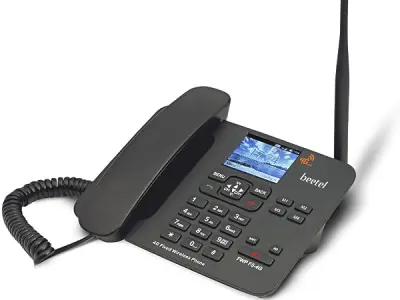 Beetel F5 4G is Colour LCD Screen,High-Performance detachnable 'TNC' Antenna,Supports 4G Volte, 4G, 3G, 2G Support,FM Radio,Bluetooth,Speed Dial 4 Direct Memory,Alarm,Basic Calcula