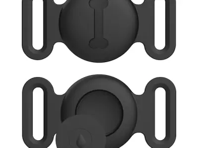 Tobfit Case for Dog Cat Collar, Waterproof Apple Air Tag Protective Holder GPS Tracking Finder for Pet, Silicone Case for Dog Collar Cat Loop Holder Pet Accessories,1 Pack