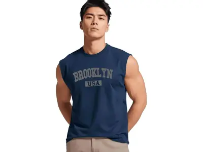 JUARI BE A GENTLEMAN Men's Sleeveless Tank Top Premium Cotton Blend Muscle Fit Gym Vest | Casua