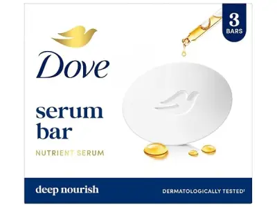 Dove Serum Bar | with Nutrient Serum | Deep Nourish | 375g (125g x 3)