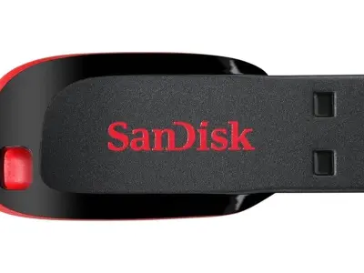 SANDISK Cruzer Blade 32GB, USB 2.0, Flash drive, Pendrive, Red, 5Y Warranty (SDCZ50-032G-I35)