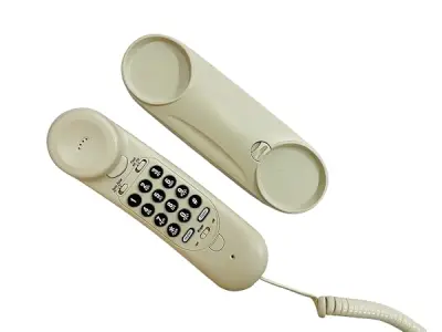 Beetel B26 Slim Cordless Landline Phone,Ringer Volume Control,LED Ring Indication,Wall/Desk Mountable,Classic Design,Clear Call Quality,Mute/Pause/Flash/Redial Function (Made in In