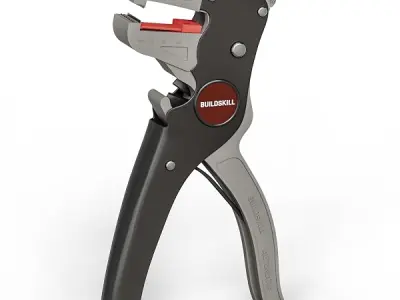 BUILDSKILL 2 IN 1 Automatic Wire Stripping & Cutting Tool – Precision Cutter for Electrical, Automotive, Cords & Cables – Ergonomic Handle with Pressure Adjustment