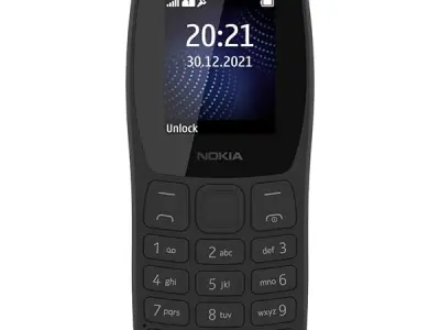 Nokia 105 Classic | Single SIM Keypad Phone with Built-in UPI Payments, Long-Lasting Battery, Wireless FM Radio, Without Charger| 1 Year Replacement Guarantee | Charcoal