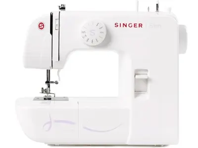 SINGER 1306 Sewing Machine with 6 Built-In Stitches | Automatic 4-Step Buttonhole | Easy Threading | Simple Stitch Selection | Heavy-Duty Metal Frame | Ideal for Beginners & Home U