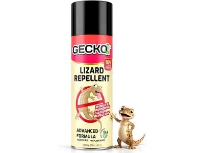 Shadow Securitronics Gecko Aerosol Based Odour Free Herbal Lizard Repellent Spray | Eco-Friendl