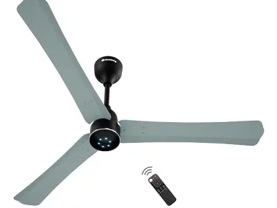 atomberg Renesa Halo Smart Alexa Enabled 1200mm BLDC Ceiling Fan with Remote | BEE 5 star | High Air Delivery | Low noise | LED Speed Indicator | Sleek Design | | 3 Year Warranty |