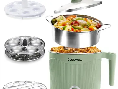 Cookwell Multipurpose Cook Kettle With 1.5L Steel Inner Pot (600W)