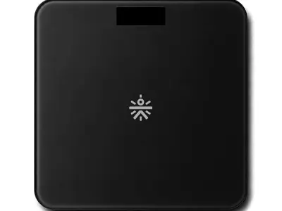 Cult Active body Weighing scale, LCD display, Weight Machine, 180 Kg, Batteries included, Tempered Glass Platform, Ideal for Home Use, Black.