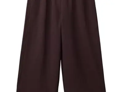 Alan Jones Clothing Girls Wide Leg Palazzo Trousers | Cotton Blend Interlock Fabric | Side Pockets | Adjustable Inner Drawstring | Casual & Everyday Wear Pants