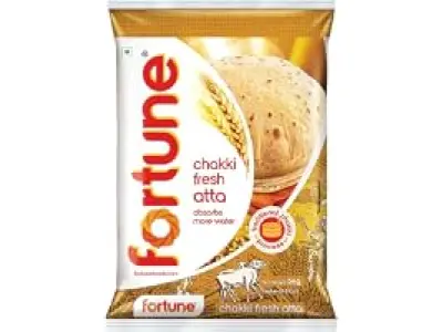 Fortune Chakki Fresh Atta, 5 kg, 100% Atta 0% Maida