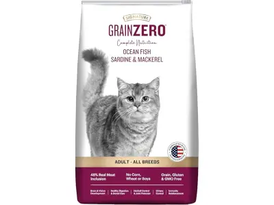 Grain Zero Adult Dry Cat Food 1.2kg | Ocean Fish, Sardine & Mackerel | 48% Fresh Fish Inclusion