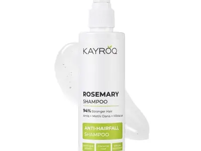 KAYROQ Rosemary Shampoo | 94% Stronger Hair | Enriched With Rosemary | Sulfate & Paraben Free | For Men & Women | 200 ML