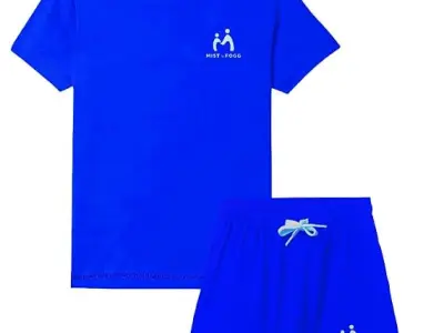 MIST N FOGG Boys and Girls Sports Dry Fit T-Shirts and Short Set