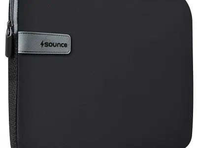 Sounce Protective Laptop Bag Sleeve fits Upto 15.6" Wrinkle Free, Padded, Water Resistant Light Neoprene case Cover Pouch, Compatible for All Notebooks Such as Mac Book Pro (15.6 i