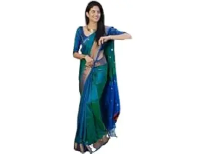 SGF11- Women's Kanjivaram Woven Soft Silk Saree With Blouse Piece