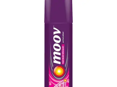 Moov Fast Pain Relief Spray - 50g | Suitable for Back Pain, Muscle Pain, Joint Pain, Knee Pain | 100% Ayurvedic Formula | Suitable for Sports & Gym related injuries