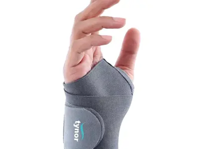 TYNOR Wrist Brace with Thumb, Support for Pain Relief & Stabilization | Lightweight & Breathable Wrist Support for Arthritis, Sprains, Tendonitis, Carpal Tunnel | Universal Fit (Gr