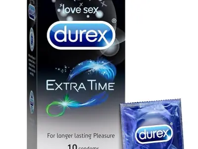 Durex Condoms, Extra Time - 10 Count