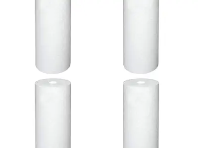 SMART Live 5 inch Spun Cartridge Filter for IFB Washing Machines Front & Top Load | Standard 5 inch Housings Refills (Pack of 4) | SMART Live Pure Aqua