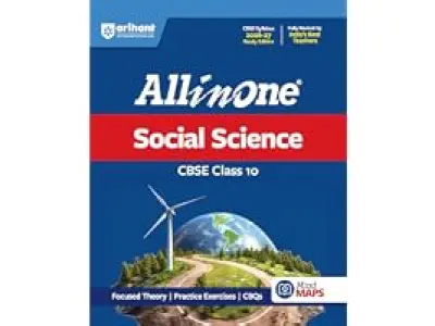 Arihant All in One Social Science Class 10 for CBSE Exam 2026-27 | NCERT Based Complete Theory,