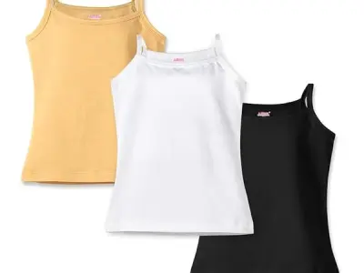 ARIEL Girls Cotton Full Slip(Pack of 3)