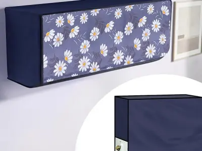 Robustt 1.5 Ton Split AC Cover for Indoor and Outdoor Unit | Waterproof & Dustproof AC Covers with Sun Exposure and Rust Protection | Fabric