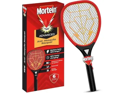 Mortein Advanced Anti-Mosquito Racquet | Mosquito Bat | Electric Fly Swatter | Mosquito Killer