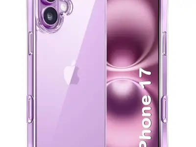 TheGiftKart Ultra-Hybrid Crystal Clear Back Case Cover for iPhone 17