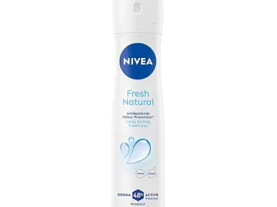 NIVEA Women Fresh Natural Deodorant Spray, 48H Odour Protection, Sweat Protection, Long Lasting Fresh Fragrance, Underarm Deodorant & Body Spray for Women, Daily Underarm Care, 150