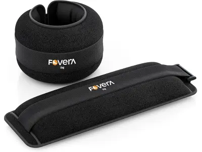 FOVERA Weight Cuff (1 kg) for Strength Gain, Physiotherapy & Rehabilitation | For Men & Women |