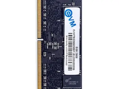 EVM 8GB DDR4 Laptop RAM 2666MHz | SO-DIMM – 1.2V Low Voltage | 260-PIN Pin, Intel & AMD Compatible | High-Speed Laptop Memory Upgrade | 10 Year Warranty (EVMT8G2666S88P)