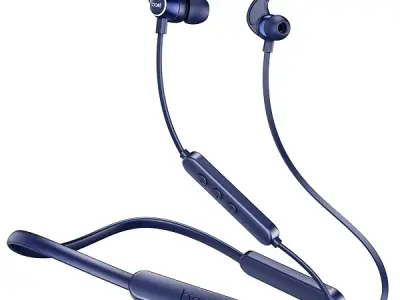boAt Rockerz 255 Pro+, 60H Battery, Fast Charge, IPX7, Dual Pair,Low Latency,Magnetic Buds, App Support, in Ear Bluetooth Neckband, Wireless with Mic Earphones (Navy Blue)