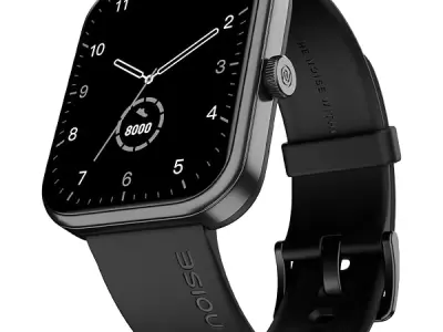Noise Pulse 2 Max 1.85" Display, Bluetooth Calling Smart Watch, 10 Days Battery, 550 NITS Brightness, Smart DND, 100 Sports Modes, Smartwatch for Men and Women (Jet Black)