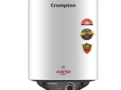 Crompton Arno Neo 15-L 5 Star Rated Storage Water Heater (Geyser) with Advanced 3 Level Safety, National Energy Conservation Award Winner 2023
