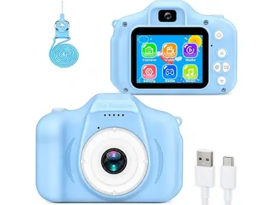 Toy Imagine Kids Digital Camera Toy 3.0MP 1080P Video Camera with 2-Inch Screen & 32GB Capacity