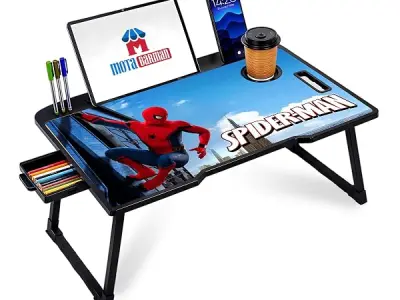 Mota Barman Office Table for Home/Writing Desk for Office/Folding Table for School/Folding Study Table/Work from Home Multipurpose Table (Spiderman)