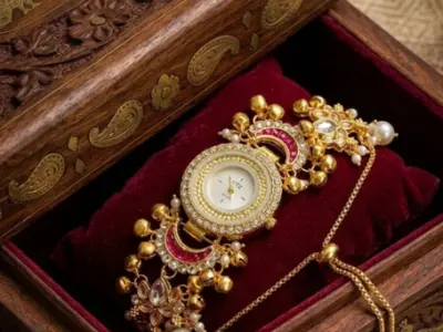 Kashmir Kanya Kashmiri Meenakari Ethnic Analog Watch