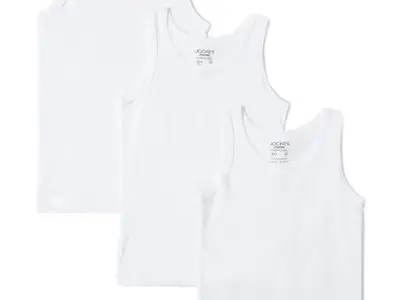 Jockey 3320 Boys Super Combed Cotton Round Neck Sleeveless Vest (Pack of 3)