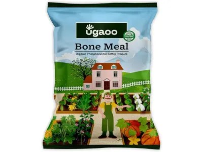 Ugaoo Bone Meal Fertilizer for Plants - 1 Kg | Organic Phosphorus and Calcium Source for Flower