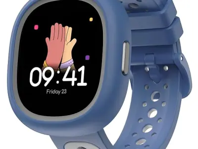 Noise Junior Champ 3 Smart Watch for Kids | 3-in-1 Look with 2 Switchable Bumpers, in-Built Learning Hub, Habit Builder, Exam & School Mode, SOS, 100+ Cloud Faces, Parental Control