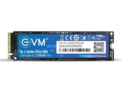 EVM 256GB NVMe M.2 SSD 2280 PCIe Gen 3x4 | Up to 3000MB/s Read 2000MB/s Write, Internal SSD, Laptop Desktop Gaming, 5 Year Warranty, EVMNV-256GB