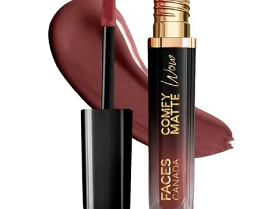 FACES CANADA Comfy Matte Wow Liquid Lipstick - Cocoa Crush 07 (Brown) 3.8ml | One Swipe Application | Highly Pigmented | Comfortable Wear | Glides Smoothly | Long Lasting | Transfe