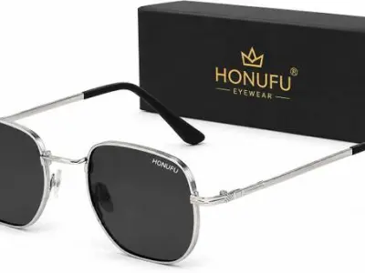 Honufu Eyewear Retro Square Sunglasses