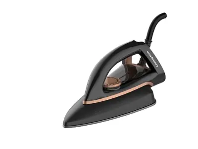 Crompton InstaGlide Dry Iron, Pack of 1 | 1000-Watts, American Heritage Coating