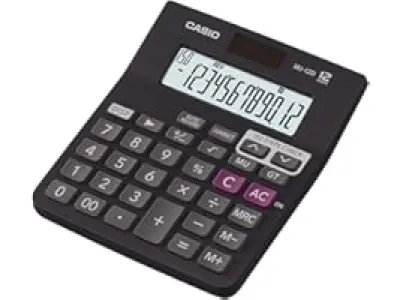 Casio MJ-12D 150 Steps Check and Correct Desktop Financial Calculator, Black