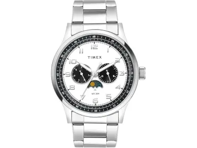 TIMEX Analog Watch for Men with Round Dial & Water Resistant Man's Wrist Watches